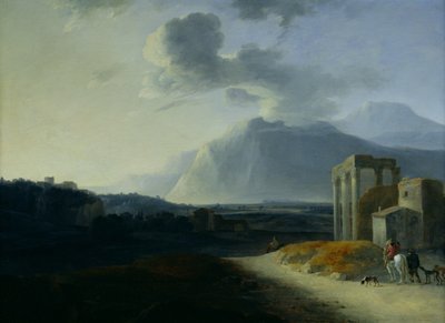 Paysage avec le mont Stromboli - Willem Schellinks